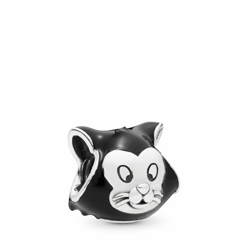 Pandora Disney Figaro Portrait Charm, Black Enamel NZ Sale, Sterling Silver (981420-FZX)